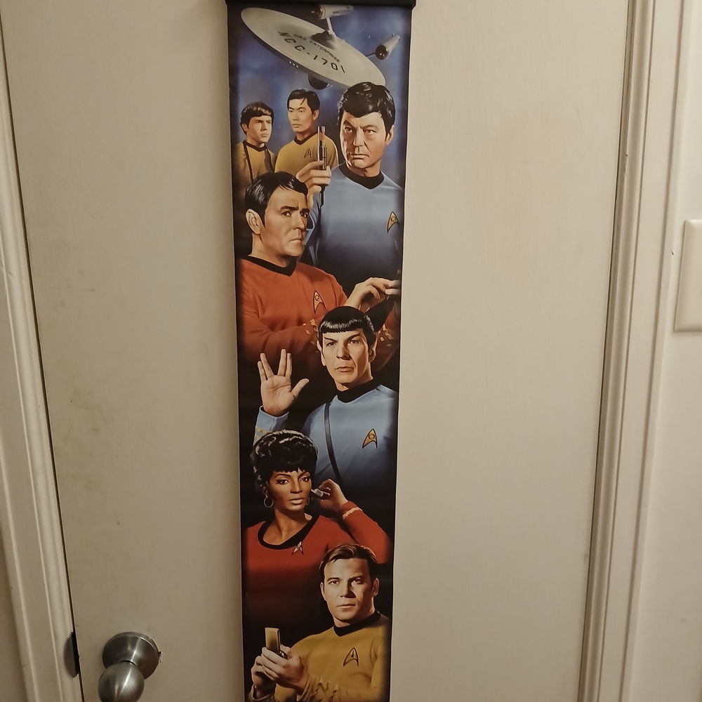Star Trek Vertical Wall Scroll - Multi-Color Home Wall Decor